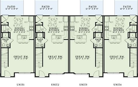 Fourplex Apartment Floor Plans Floor Roma