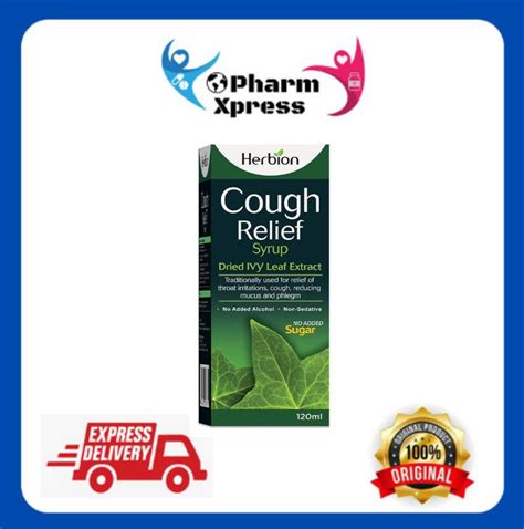 Herbion Cough Relief Syrup Ml Dried Ivy Leaf Extract Lazada