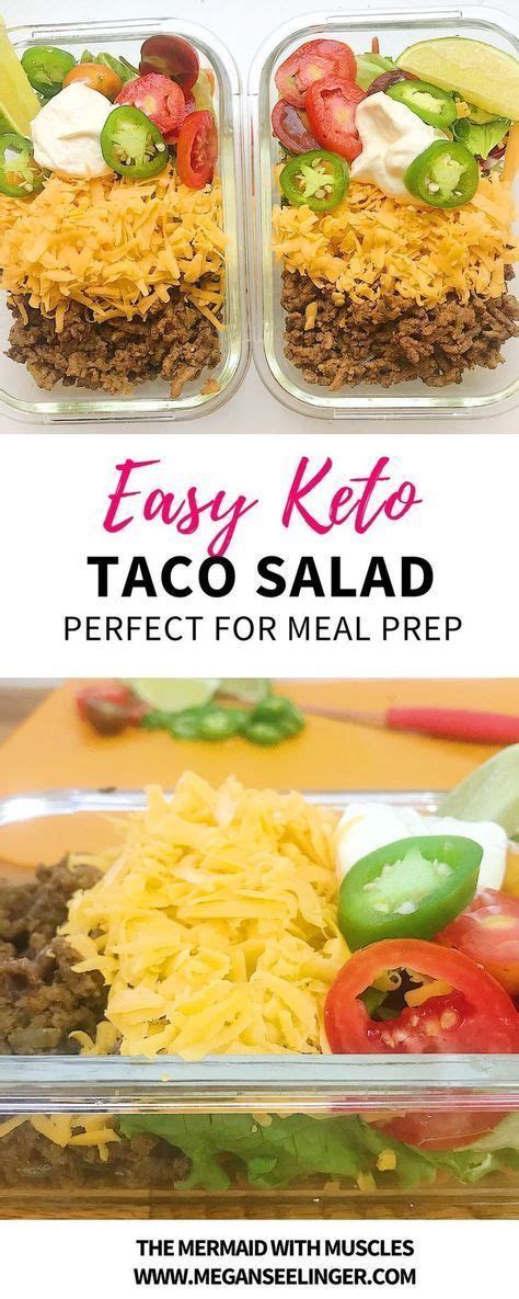 Keto Taco Salad Easy Keto Ground Beef Recipe Megan Seelinger