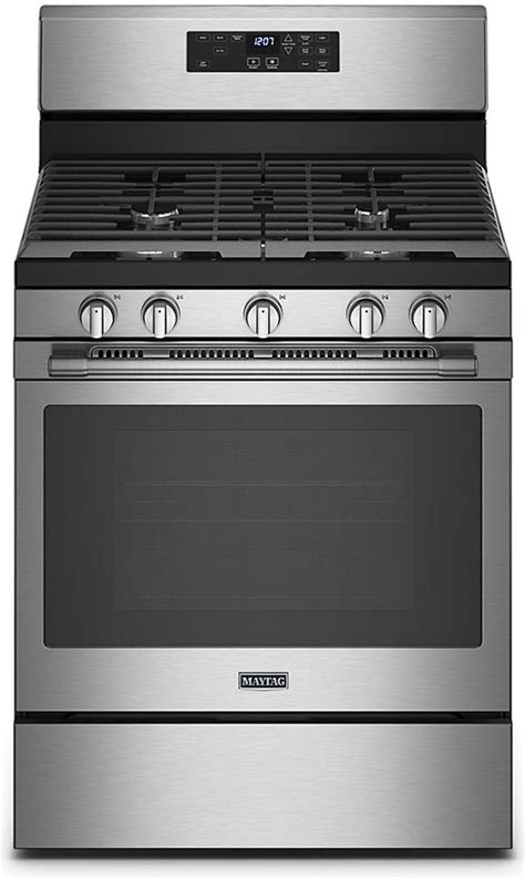 Maytag® 30 Fingerprint Resistant Stainless Steel Freestanding Gas Range With Air Fryer Colder