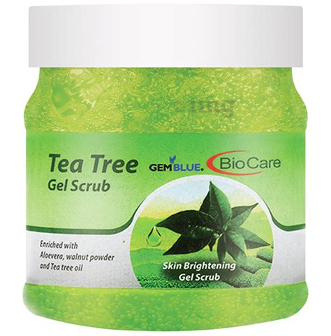 Gemblue Biocare Tea Tree Gel Scrub Buy Jar Of Ml Scrub At Best