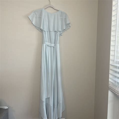 Show Me Your MuMu Jess Ruffle Midi Dress Silver Sage Crisp Mother Of