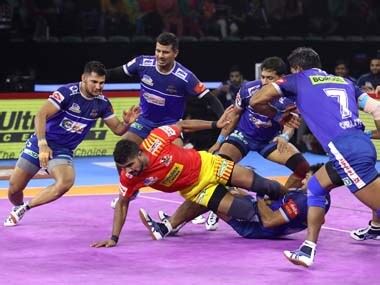 Pro Kabaddi Vikas Kandola Prashanth Kumar Rai Combine To Propel