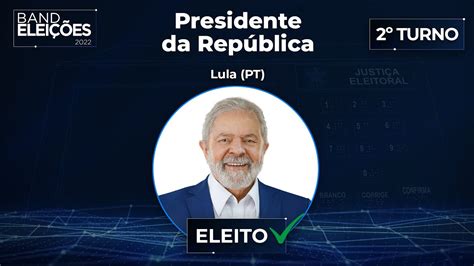 Lula Está Eleito Presidente Do Brasil Youtube