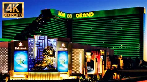 K Mgm Grand Las Vegas Walking Tour Youtube