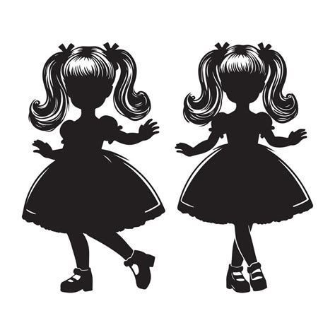 Doll Vectors Silhouette 46278064 Vector Art At Vecteezy