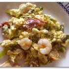 Recetas De Cocina Revuelto De Ajetes Con Gambas