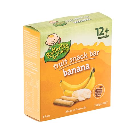 Healthy Snacks Malaysia Raffertys Garden Fruit Snack Bar Banana