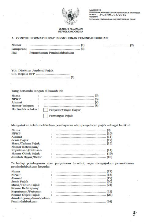 Detail Contoh Surat Permohonan Pbk Pajak Koleksi Nomer 15