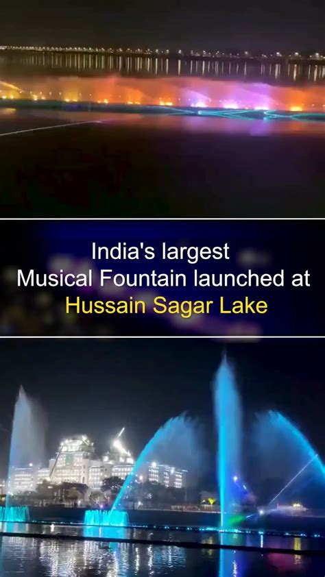 Indias Largest Musical Floating Fountain Has Been Installed At The