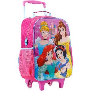 Mochila Rodas e Alças Princesas M Xeryus 11561 na Papelaria Art Nova