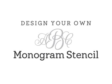 8 Best Images of Large Monogram Stencils Printable - Free Printable ...