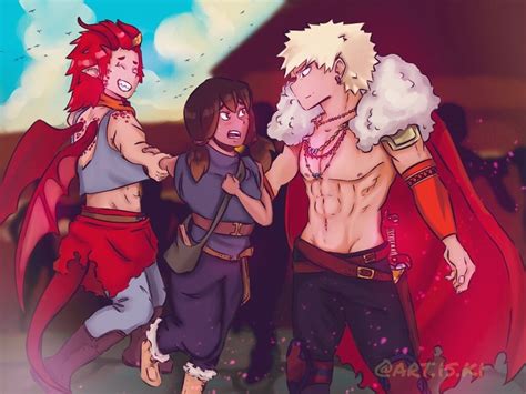 Artstation Mha Fanart Yuzuyas Krbk Fantasy Series The Dance At