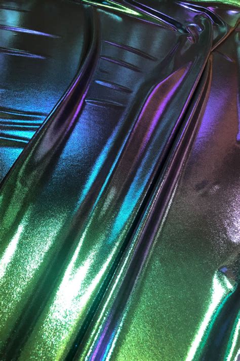 Scarab Holographic Four Way Stretch Spandex Fabric By The Yard Etsy