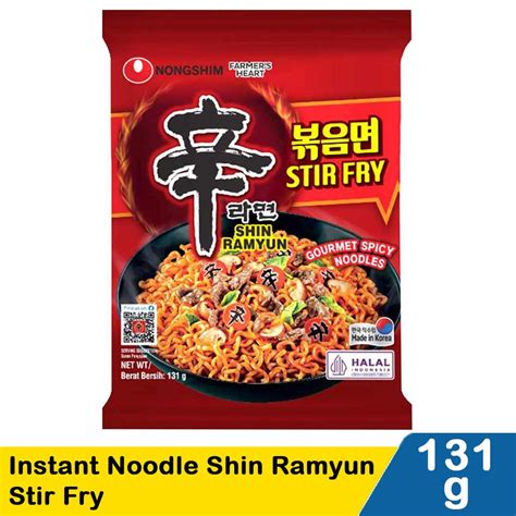 Jual NongShim Instant Noodle Shin Ramyun Stir Fry 131gram Shopee