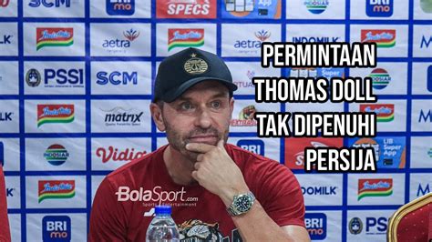 Persija Tak Penuhi Permintaan Thomas Doll Terkait Pemain Asing Dan