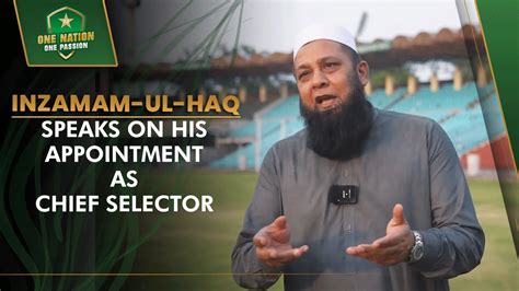 Honoured To Lead Selection Committee Inzamam Ul Haq Speaks On His