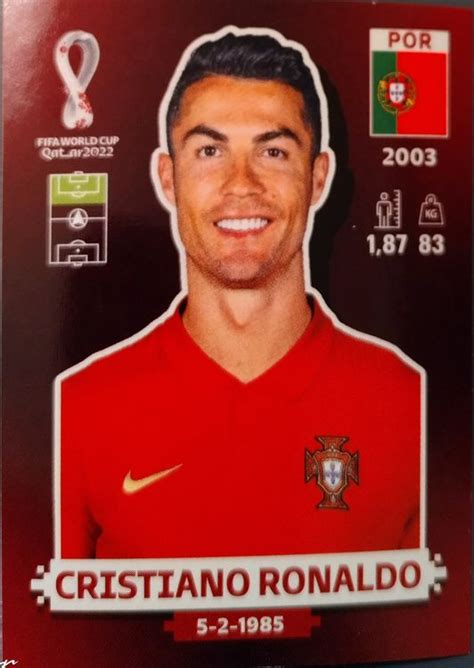 Cristiano Ronaldo POR18 Panini FIFA WM 2022 Oryx Edition Comprare