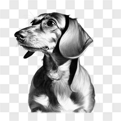 Download Adorable Black-and-White Dog Drawing Sketches Online ...