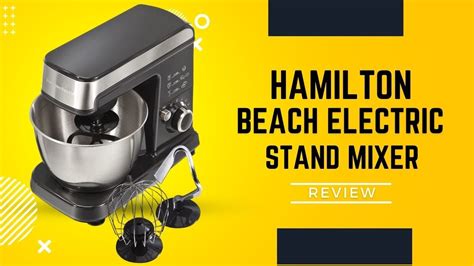 Hamilton Beach Speed Electric Stand Mixer Review Youtube