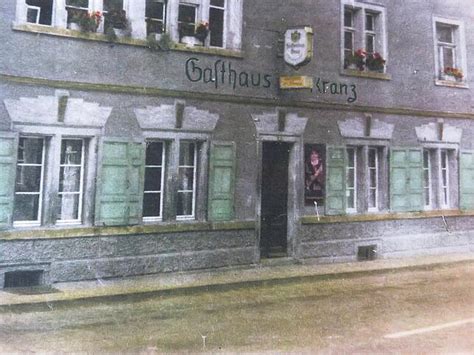 Geisingen Wie Das Ehemalige Geisinger Gasthaus Kranz Erinnerungen