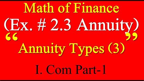 Types Of Annuities What Are Annuities Differnce Between Annuities Annuity Due Ordinary