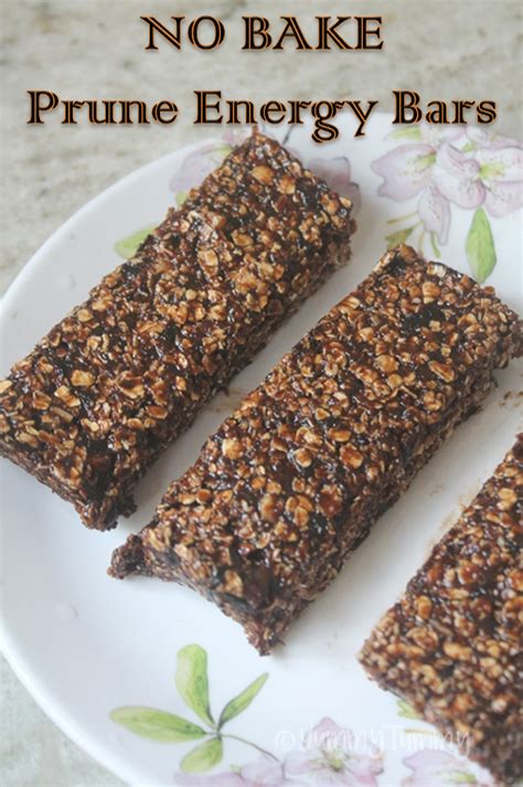 No Bake Prune Energy Bars Recipe Breakfast Recipes