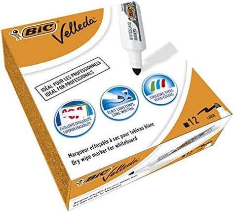 Bic Velleda Feutres Pour Tableau Blanc Effa Ables Sec Pointe