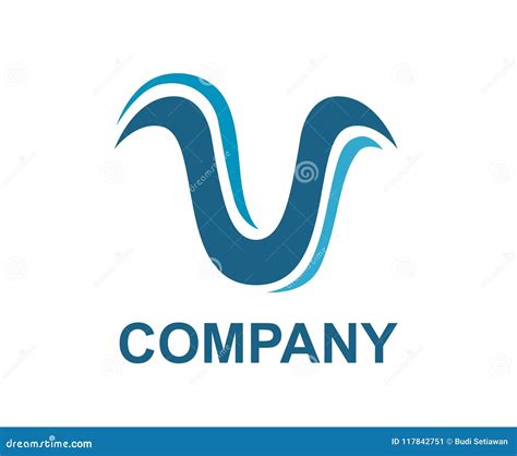 Blue Letter V 3 Stock Vector Illustration Of Button 117842751