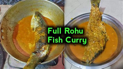 Masala Rohu Fish Curry Rohu Fish Curry Desi Style Youtube