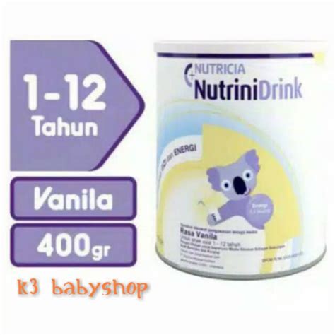 Jual Nutrinidrink Powder Vanila 400gram 400 Gr Susu Formula Bubuk