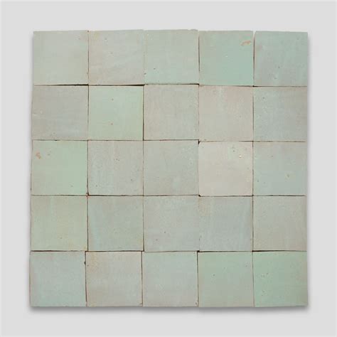 Moroccan Ice Blue Zellige Tile Otto Tiles Design