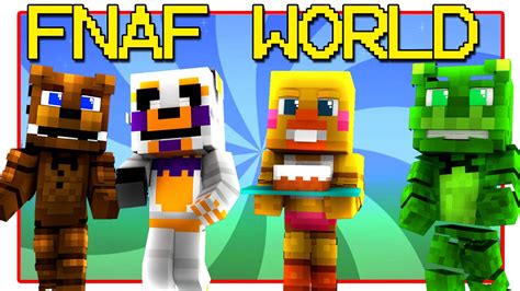 Fnaf World Its Chica Minecraft Fnaf World Roleplay Night Youtube