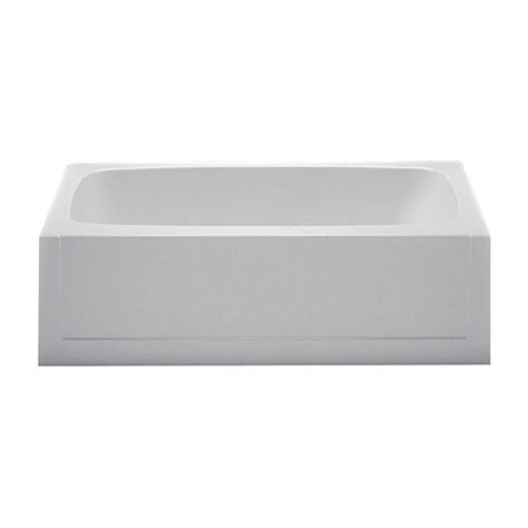 Tub 27 X 54 Fiberglass White Right Drain Lasco Central Piers