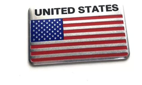 Emblema Bandeira Eua Usa United States Chevrolet Ford Parcelamento