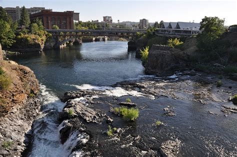 Spokane River & Falls | Spokane river, River falls, River