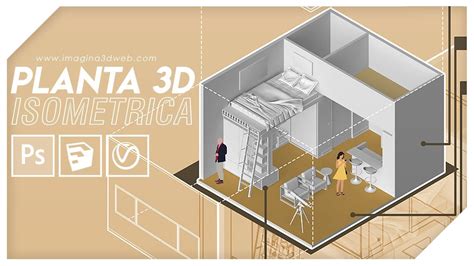 Como Hacer Planta Isométrica 3d Photoshop Para Arquitectos Imagina