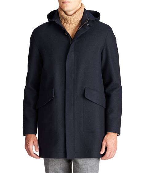 Loro Piana Rain System Virgin Wool Cashmere Coat Coats Harry Rosen