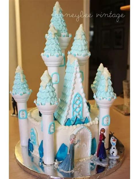 Frozen Castle Birthday Cake