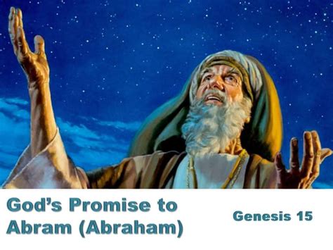 Gods Promise To Abram Abraham Ppt