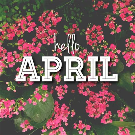 My Birthday Month Hello April April Quotes April Images