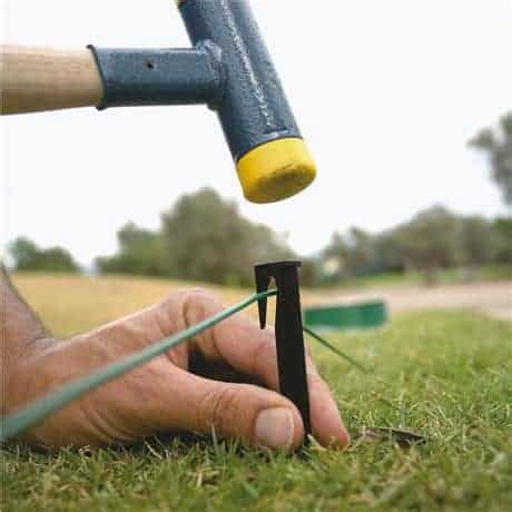 Installation Of Perimeter Wire Above Ground Robot Lawn Mowers Australia