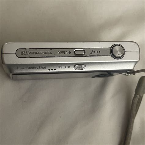 Sony Cyber Shot Dsc T20 81mp Digital Camera Silver Cybershot W