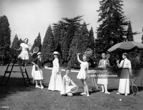 Wimbledon Tennis Fashion History Represented By Seven Models Wearing