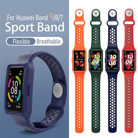 Liquid Silicone Strap For Huawei Band 9 NFC Replacement Wristband For