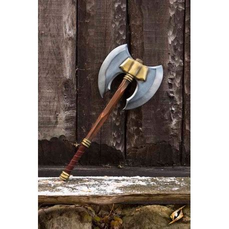 Hache De Combat Double T Te Doubleheaded Battle Axe Cm