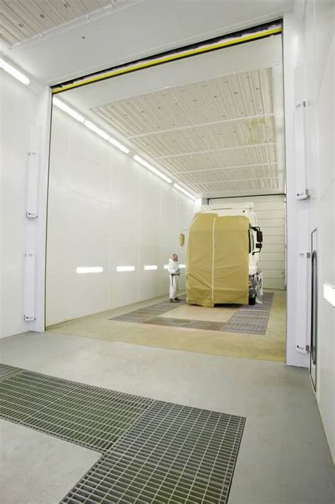 Large Truck Paint Booth Manufacturer Spray Techjunair