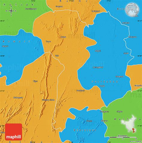 Political Map of Gurgaon