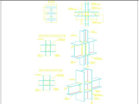 Conexiones Vigas Ipr En Autocad Descargar Cad Kb Bibliocad 44 Off