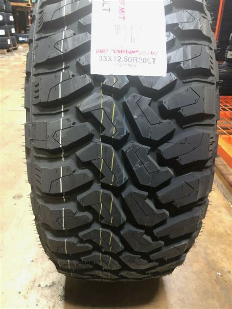 4 NEW 33x12 50R22 Centennial Dirt Commander M T 12 Ply Mud Tires 33 12